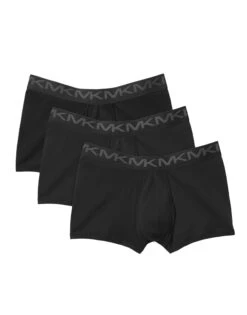 Michael Kors 3-Pack Performance Cotton Trunk Black BR1T001013