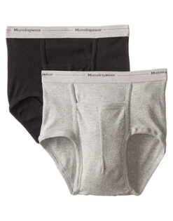 Munsigwear 2-Pack Full Rise Color Comfort Pouch Briefs