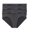Calvin Klein Men 3 Pack Micro Stretch Wicking Hip Brief NB2568