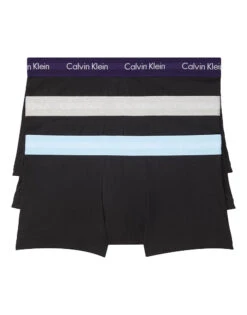 Calvin Klein Cotton Stretch Wicking 3 Pack Low Rise Trunk NB2614 -Underline Fashion Store NB2614 904 main
