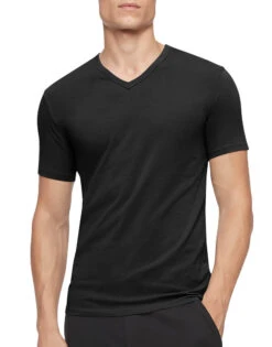Calvin Klein Men 3 Pack Cotton Stretch Wicking V-neck NB2799 -Underline Fashion Store NB2799 900 alternate1