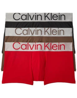Calvin Klein Sustainable Steel Low Rise Trunk 3-Pack NB3074
