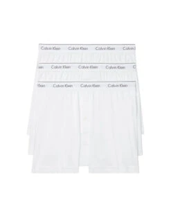 Calvin Klein Cotton Classics 3 Pack Knit Boxer NB4005 -Underline Fashion Store NB4005 100 alternate3