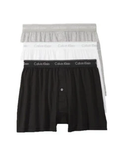 Calvin Klein Cotton Classics 3 Pack Knit Boxer NB4005 -Underline Fashion Store NB4005 900 main