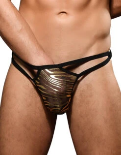 Andrew Christian MASSIVE Tiger Sheer Thong 92240