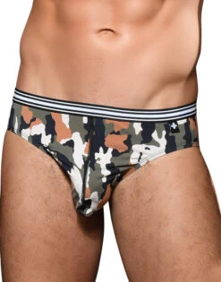 Andrew Christian Camo Boy Brief 3-Pack W/ Almost Naked 92260 -Underline Fashion Store Nov 922603 Pack Green01
