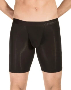 Obviously Men's PrimeMan Long Boxer Brief A01 -Underline Fashion Store Obviously A01 Black 1A B 2