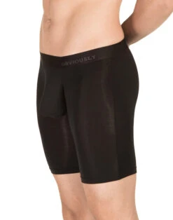 Obviously Men's PrimeMan Long Boxer Brief A01 -Underline Fashion Store Obviously A01 Black 1A B 3