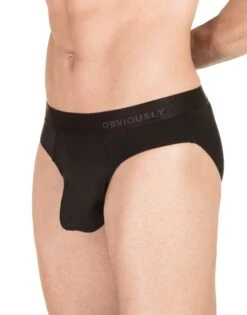 Obviously Men's PrimeMan Brief A02 -Underline Fashion Store Obviously A02 Black 1A B 3 b5d51cbb c9b7 47a0 8056 5842955826ce