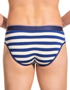 Obviously Men's PrimeMan Brief A02 -Underline Fashion Store Obviously A02 Navy White 1I B 3