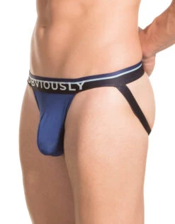 Obviously Men's PrimeMan Jockstrap A07 20 Obviously Men's PrimeMan Jockstrap A07 -Underline Fashion Store Obviously A07 Navy 1C B 2