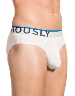 Obviously Men's EveryMan Brief B02 27 Obviously Men's EveryMan Brief B02 -Underline Fashion Store Obviously B02 White 1N B 3