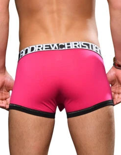 Andrew Christian Almost Naked Cotton Boxer 92183 -Underline Fashion Store Oct 92183Boxer Fuchsia05