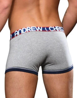 Andrew Christian Almost Naked Cotton Boxer 92183 -Underline Fashion Store Oct 92183Boxer Grey04 001