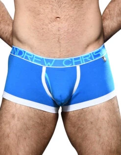 Andrew Christian Fly Tagless Boxer W/ Almost Naked 92188 -Underline Fashion Store Oct 92188Boxer Blue01