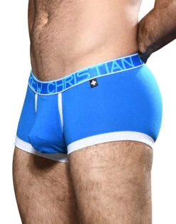 Andrew Christian Fly Tagless Boxer W/ Almost Naked 92188 -Underline Fashion Store Oct 92188Boxer Blue02