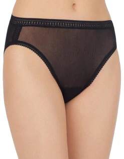 On Gossamer Mesh Hi-Cut Plus Size Brief Panty 3012X