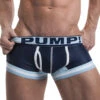 PUMP! Men's Touchdown Blue Steel Low Rise Mesh Trunk Navy 11051
