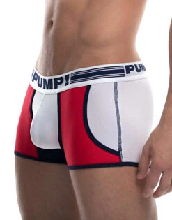 PUMP Academy Jogger Low Rise Red/White/Navy Trunk 11073 -Underline Fashion Store PUMP 11073 White Red B 3