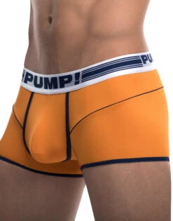 PUMP Varsity Free-Fit Low Rise Cotton Mesh Trunk Orange/White/Navy 11075 5 PUMP Varsity Free-Fit Low Rise Cotton Mesh Trunk Orange/White/Navy 11075 -Underline Fashion Store PUMP 11075 Orange B 3