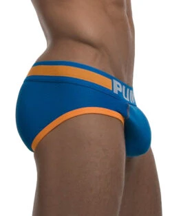 PUMP! Men's Cruise Low Rise Mesh Brief Blue 12030 -Underline Fashion Store PUMP 12030 bLUE B 1