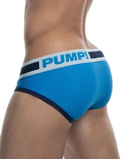 PUMP! Men's True Blue Low Rise Mesh Brief 12031 -Underline Fashion Store PUMP 12031 Blue B 3