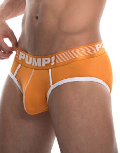 PUMP Creamsicle Orange Low Rise Cotton Mesh Brief 12046 -Underline Fashion Store PUMP 12046 Orange B 1