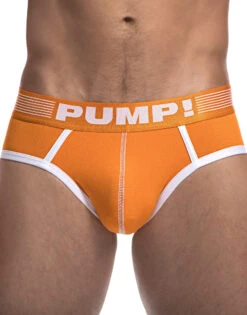 PUMP Creamsicle Orange Low Rise Cotton Mesh Brief 12046