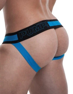 PUMP! Men's Sonic Low Rise Mesh Jock 15022 -Underline Fashion Store PUMP 15022 BlackBlue B 2