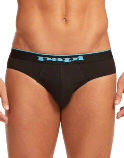Papi 3-Pack Cotton Stretch Low Rise Briefs 980403 -Underline Fashion Store Papi 980403 Black Cobalt Blue 941 B 2