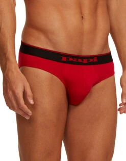 Papi 3-Pack Cotton Stretch Low Rise Briefs 980403 -Underline Fashion Store Papi 980403 Red Black Grey 950 B 2