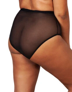 Playful Promises Gabi Fresh X Playful Promises Bella Lace High Waist Brief PPGHW041 -Underline Fashion Store Playful Promises PPGHW041 Black B 2