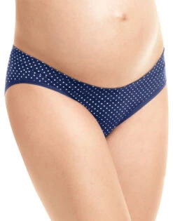 Playtex Maternity V-Front Hipster 3-Pack PMVFHS -Underline Fashion Store Playtex PMVFHS In the Navy White Dot Print White Gentle Peach B