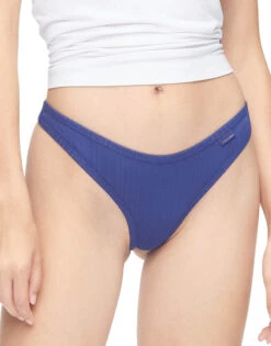 Calvin Klein Women Ribbed Thong QD3884 -Underline Fashion Store QD3884 501 main 3894x4755 Hi Res JPEG