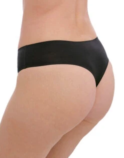 Fantasie Smoothease Invisible Stretch Thong FL2327 -Underline Fashion Store SMOOTHEASE BLACK INVISIBLE STRETCH THONG FL2327 S TRADE 3000 SS22