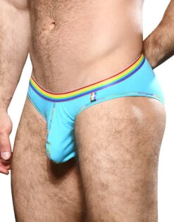 Andrew Christian Boy Brief Unicorn 3-Pack W/ Almost Naked 92155 -Underline Fashion Store Sep 92155Brief Aqua02