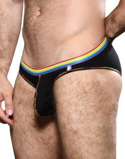 Andrew Christian Boy Brief Unicorn 3-Pack W/ Almost Naked 92155 -Underline Fashion Store Sep 92155Brief Black02