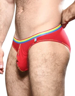 Andrew Christian Boy Brief Unicorn 3-Pack W/ Almost Naked 92155 -Underline Fashion Store Sep 92155Brief Red02