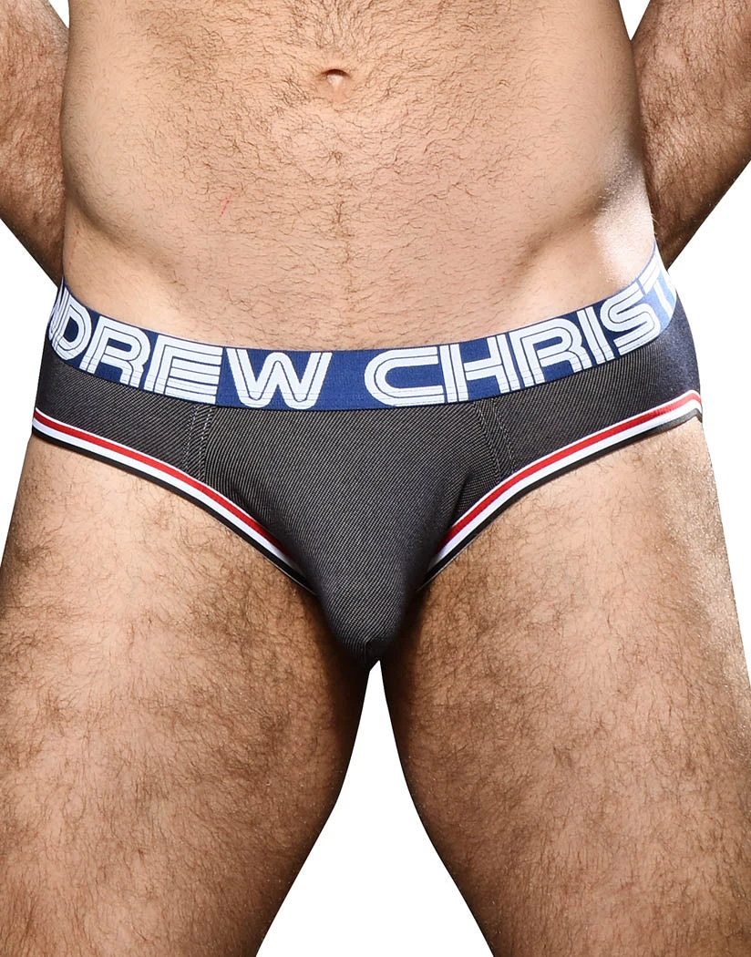 Andrew Christian Denim Brief W/ Almost Naked 92190 1 Andrew Christian Denim Brief W/ Almost Naked 92190
