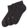 HUE 3 Pack Air Cushion Quarter Top Sock