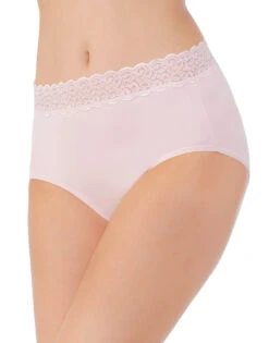 Vanity Fair Flattering Lace Cotton Brief 13396 -Underline Fashion Store Vanity Fair 13396 Sheer Quartz B