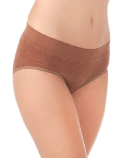 Vanity Fair No Pinch No Show Hip Brief 18170 -Underline Fashion Store Vanity Fair 18170 More Coffee Lace B 1