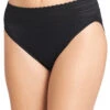 Warner's No Pinching No Problems Lace Trim Hi Cut Briefs 5109J