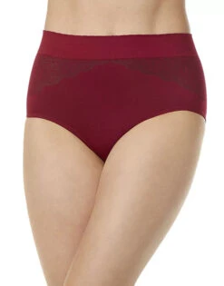 Warner's Cloud 9 Seamless Lace Brief Biking Red RS3241P