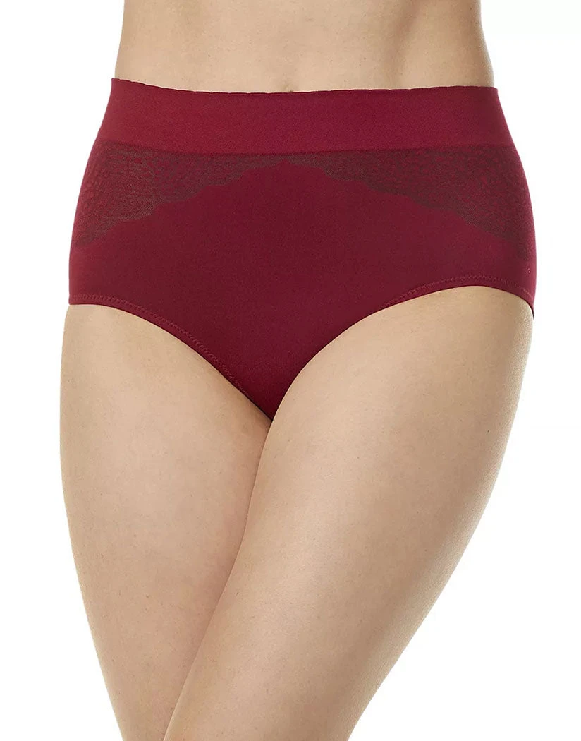 Warner's Cloud 9 Seamless Lace Brief Biking Red RS3241P 1 Warner's Cloud 9 Seamless Lace Brief Biking Red RS3241P