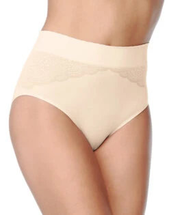 Warner's Cloud 9 Seamless Lace Panty Brief RS3241P -Underline Fashion Store Warner s RS3241P Butterscotch 258 B