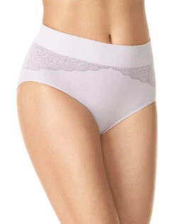 Warner's Cloud 9 Seamless Lace Panty Brief RS3241P -Underline Fashion Store Warner s RS3241P Iris B 0143928b 9579 4104 8007 672108dbd093
