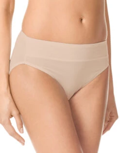 Warner's No Pinch No Problem Hi Cut Brief With Lace RT7401P -Underline Fashion Store Warner s RT7401P Toasted Almond TA B