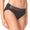 Warner's No Pinch No Problem Hi Cut Brief With Lace RT7401P