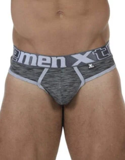 Xtremen Microfiber Thong 91072 -Underline Fashion Store Xtremen 91072 Black B 1